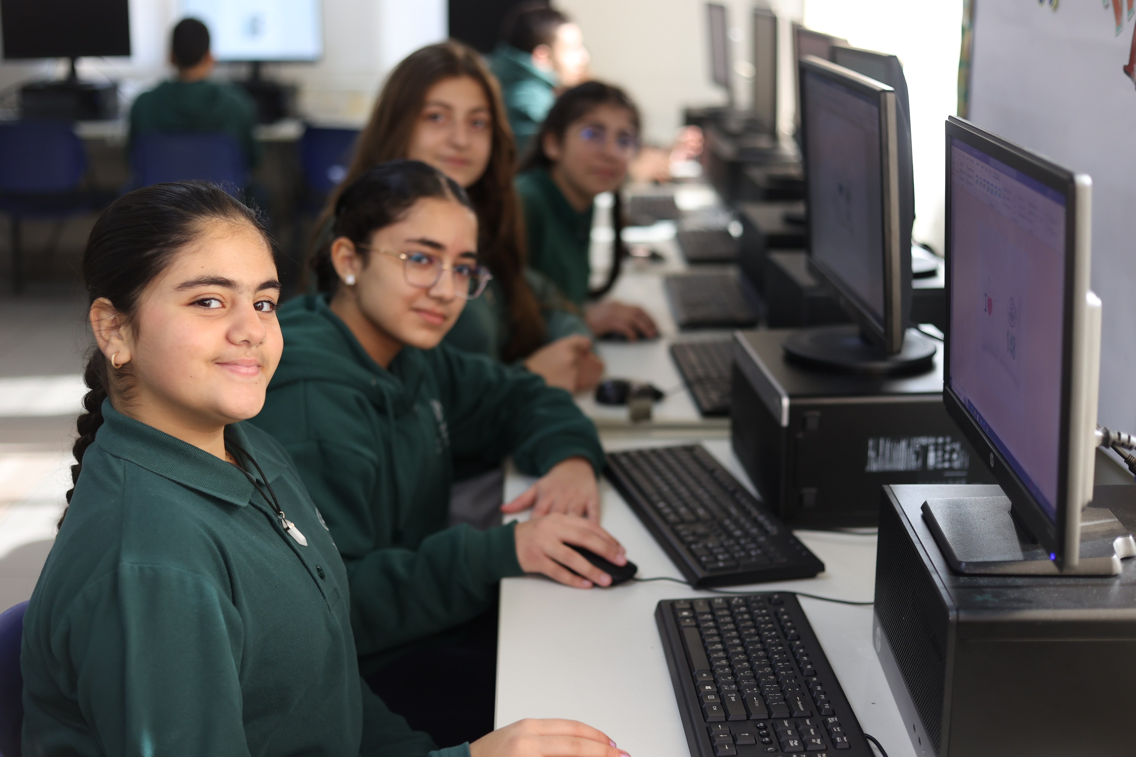 Khadija students learning
